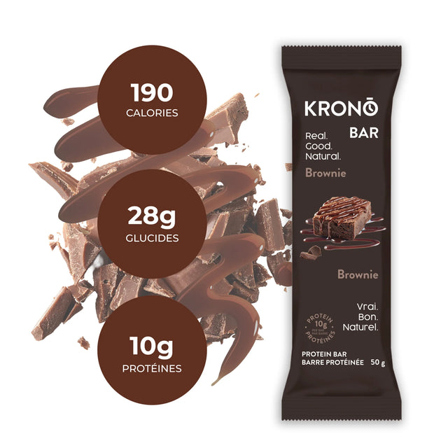 Krono Protein Bar Brownie nutrition facts
