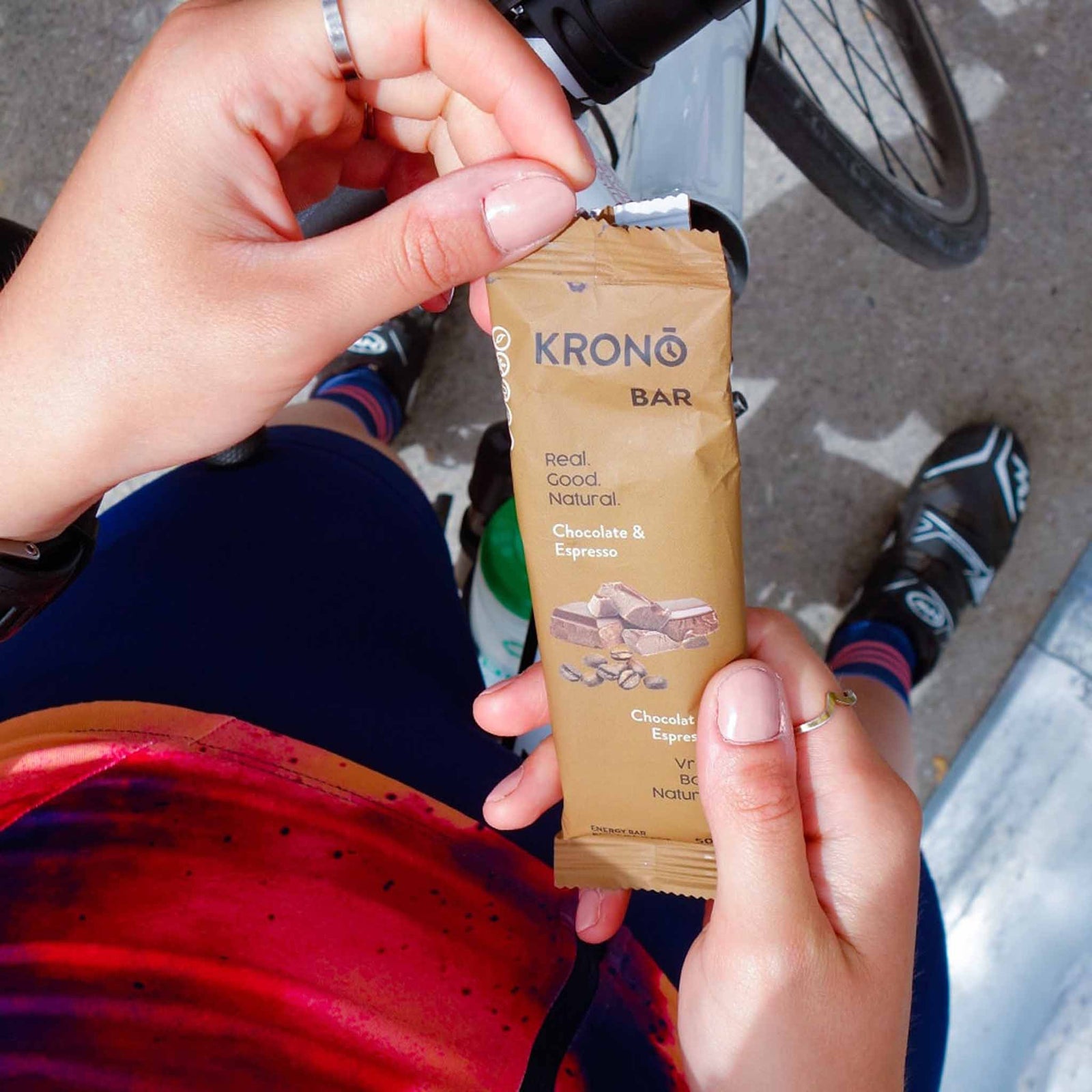 Krono Barre énergétique Chocolat et espresso - Boîte de 12