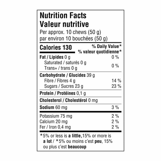 Krono Nutrition Krono Nutrition Chews érable et fraise - Boîte de 12