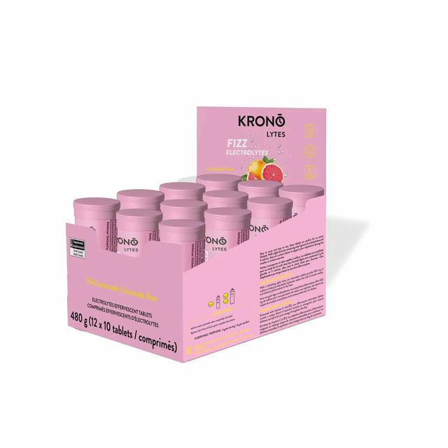 Krono Nutrition Krono Nutrition Electrolytes Tablettes Effervescentes Limonade Rose