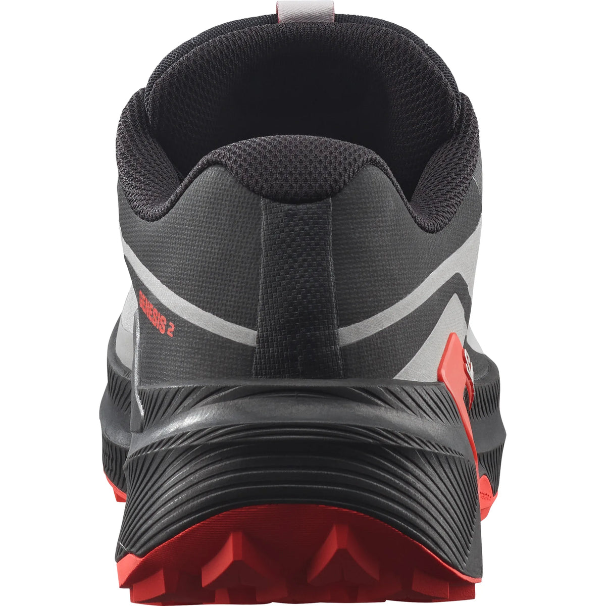Salomon Genesis 2 GTX chaussures de course en sentier homme - Black / Fiery Red / Ftw Silver