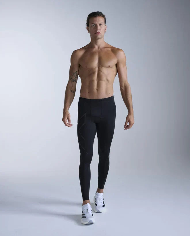 2XU leggings de compression sport de course à pied homme - Noir / Noir