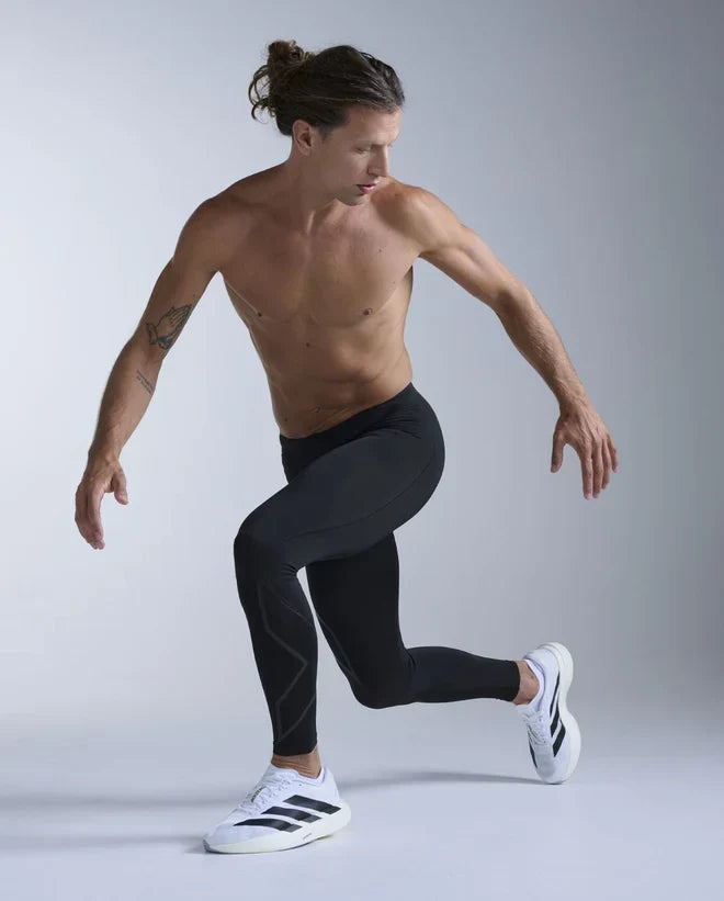 2XU leggings de compression sport de course à pied homme - Noir / Noir