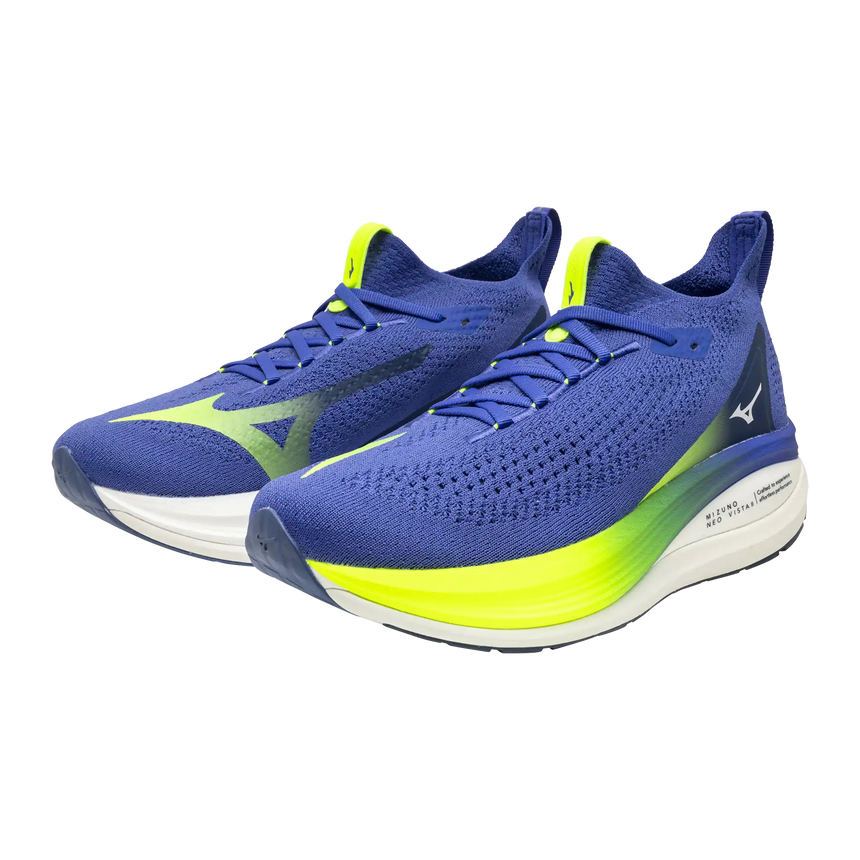 Mizuno Mizuno Wave Neo Vista 2 chaussures de course à pied pour homme - Dazzling Blue / White