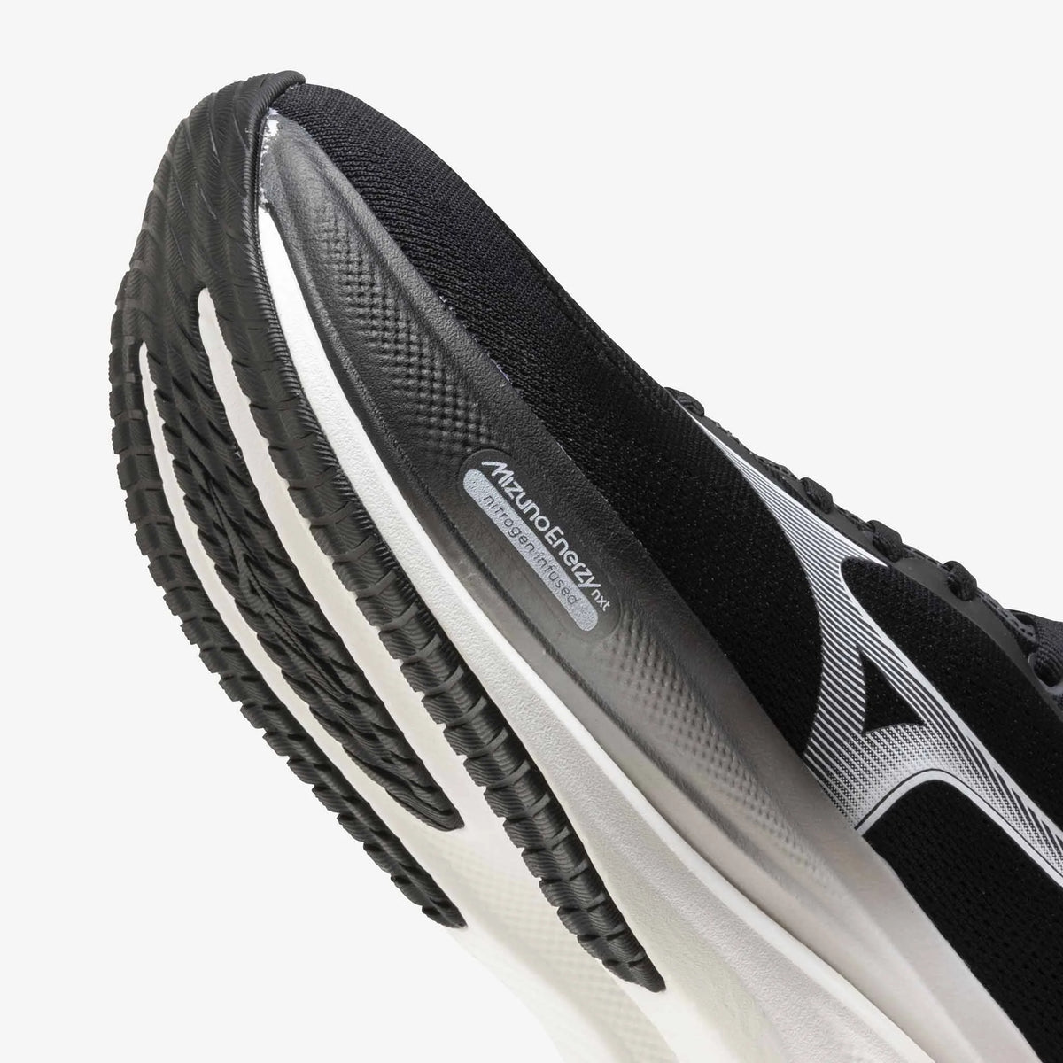 Mizuno Wave Rider 30 Men's Running Shoes - Black / White