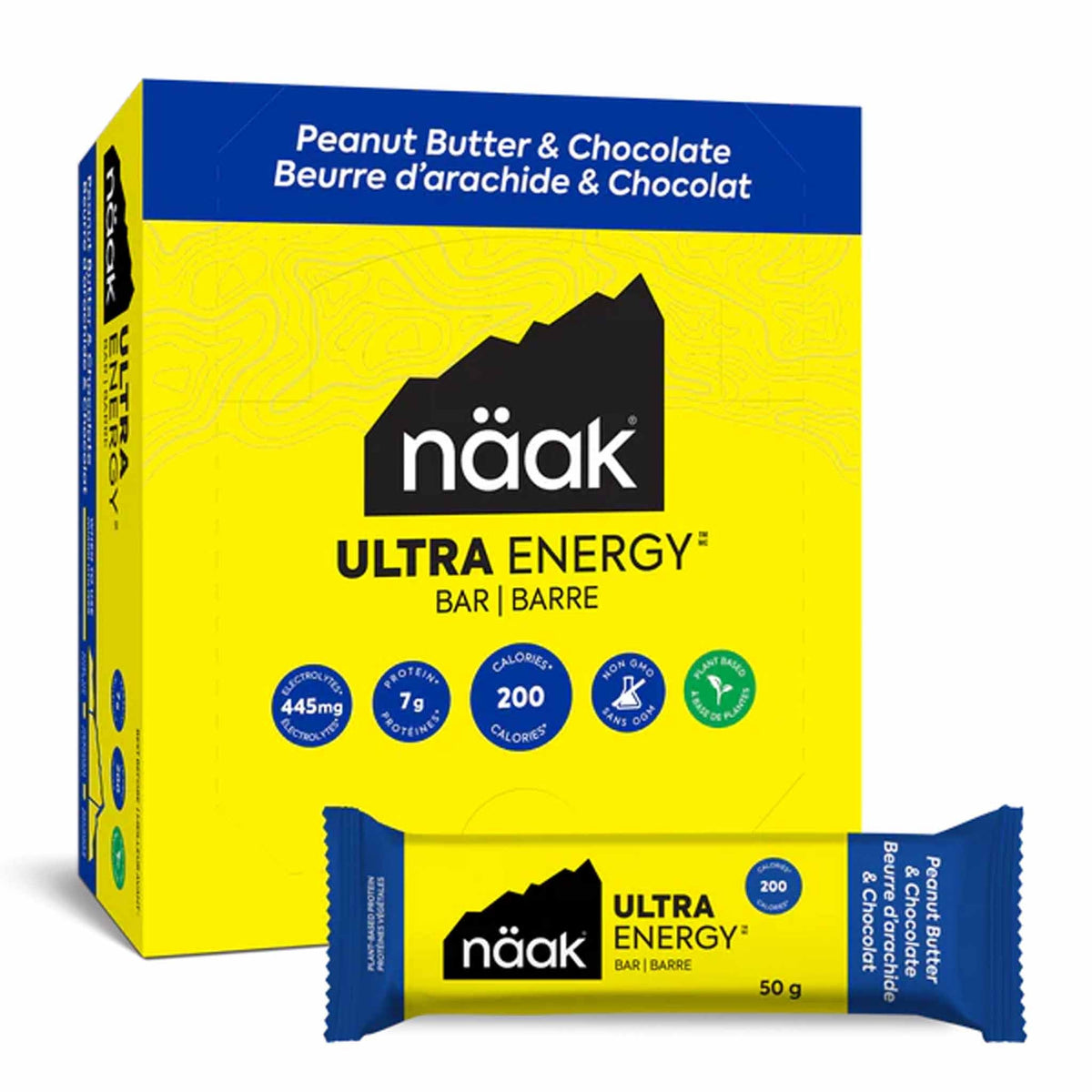 Näak Näak Ultra Energy ™ Barre énergétique beurre d'arachides & chocolat