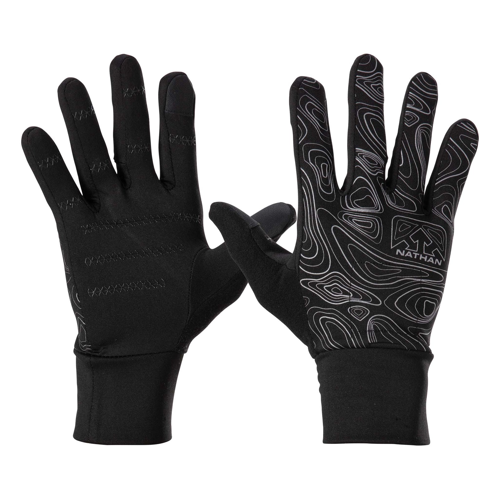 Nathan Gants de course à pied homme Nathan HyperNight Reflective