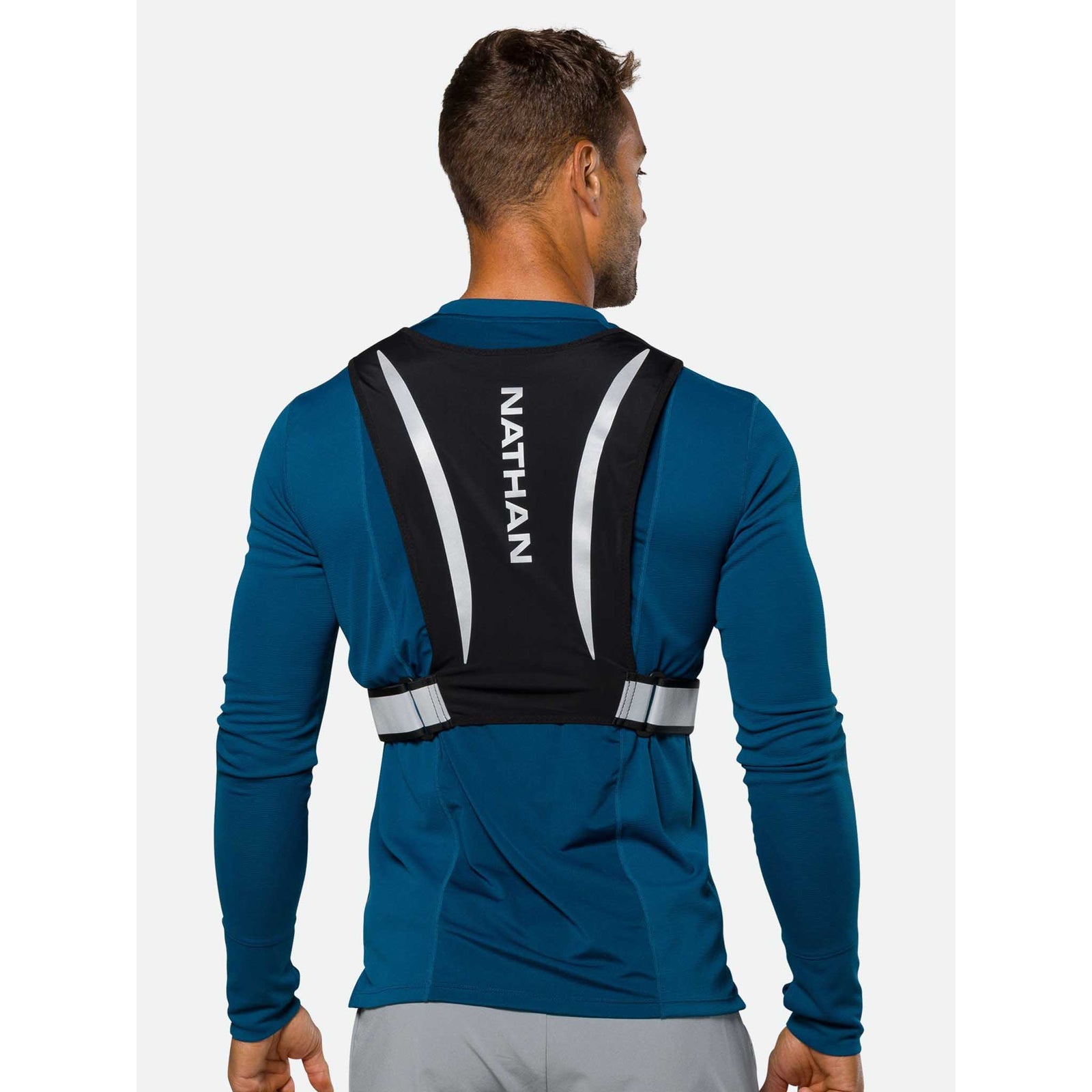 Nathan Nathan Hypernight Stash veste réfléchissante de course à pied
