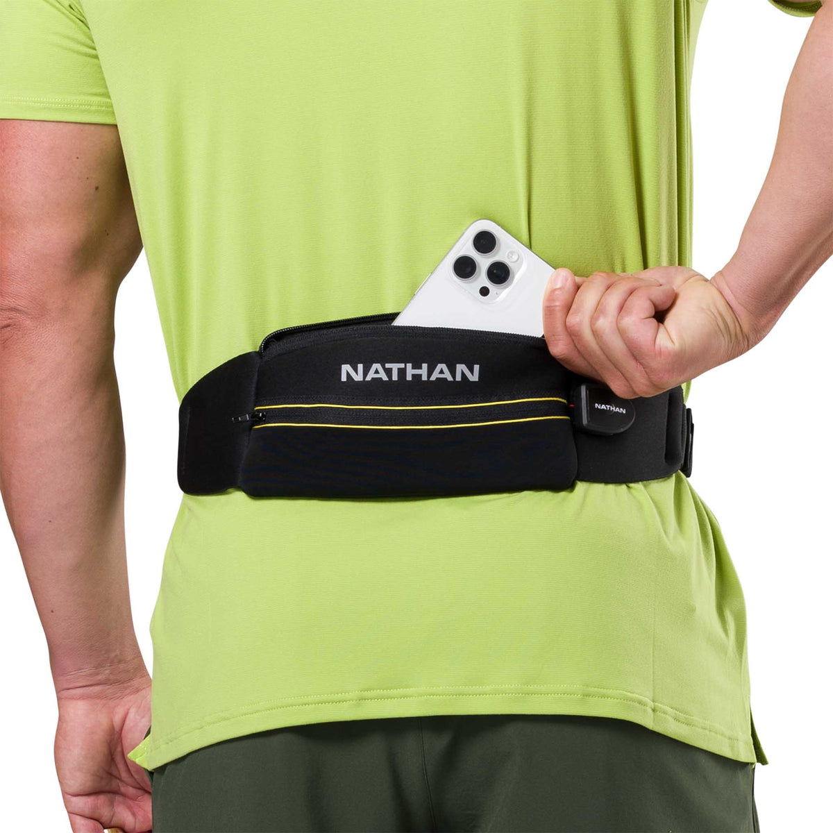 Nathan Nathan Laser Light 5K ceinture de course à pied réfléchissant