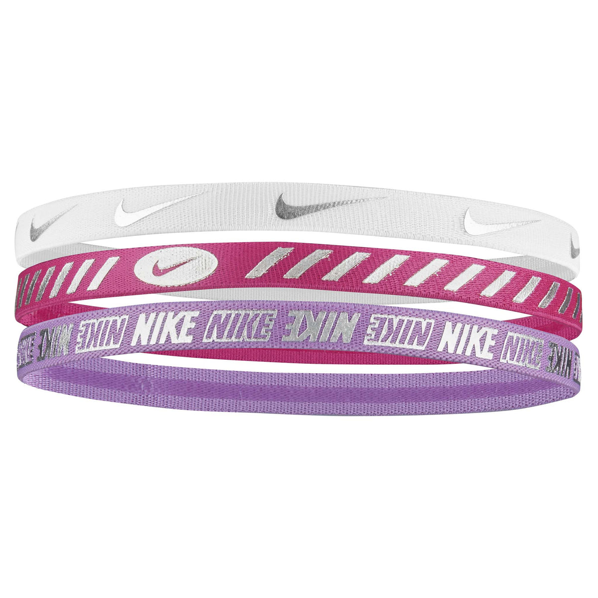 Nike Nike Metallic Hairbands Youth 3pk bandeaux pour cheveux