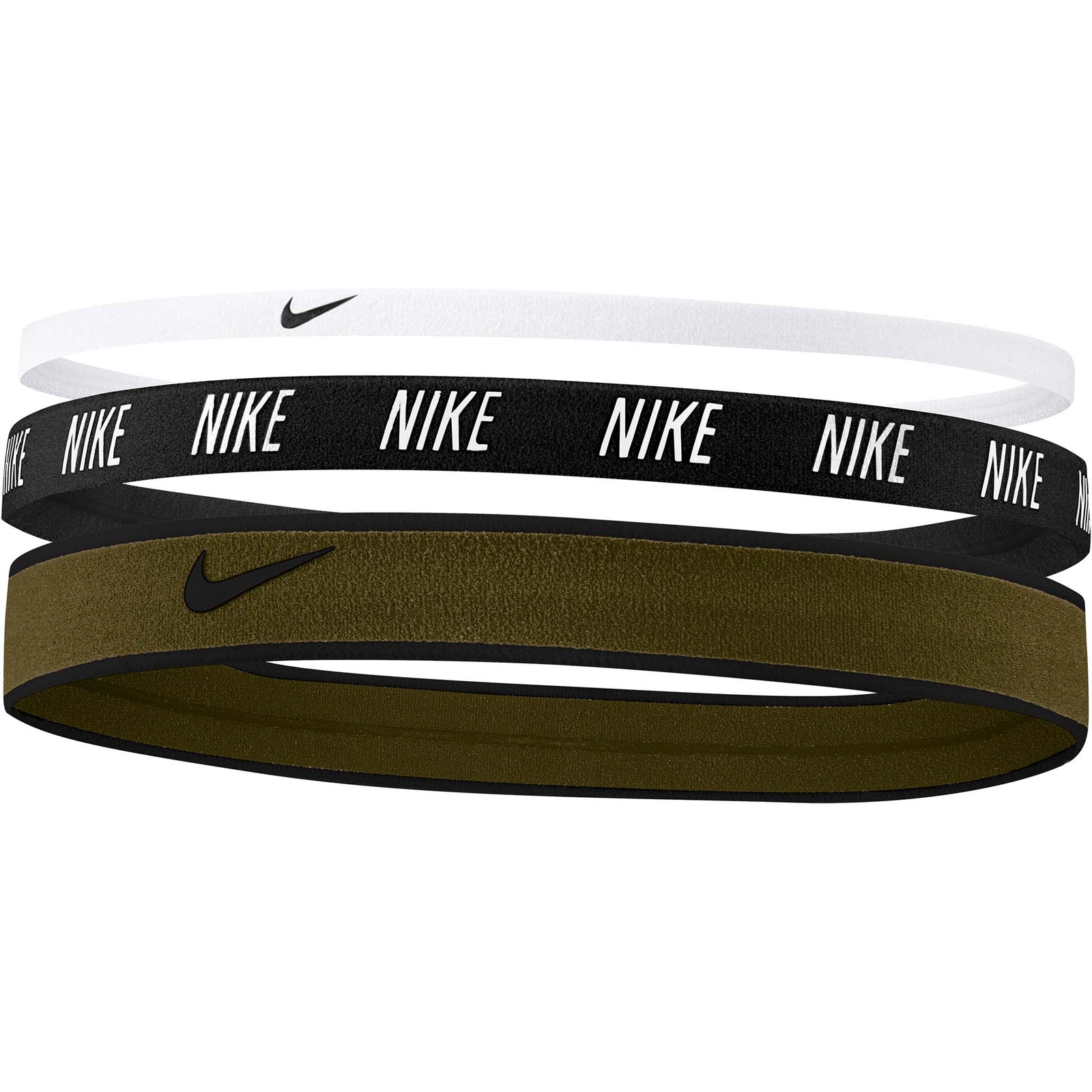 Nike Nike Mixed Width Hairbands 3pk bandeaux sport pour cheveux tailles variables