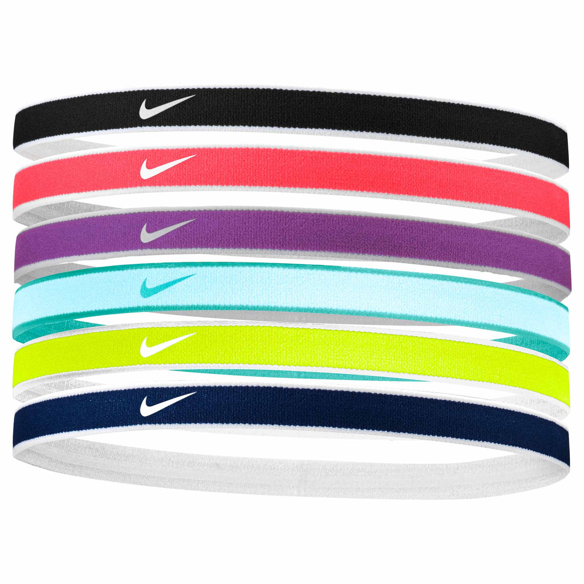 Nike Nike Tipped Swoosh 6pk 2.0 bandeaux sport pour cheveux