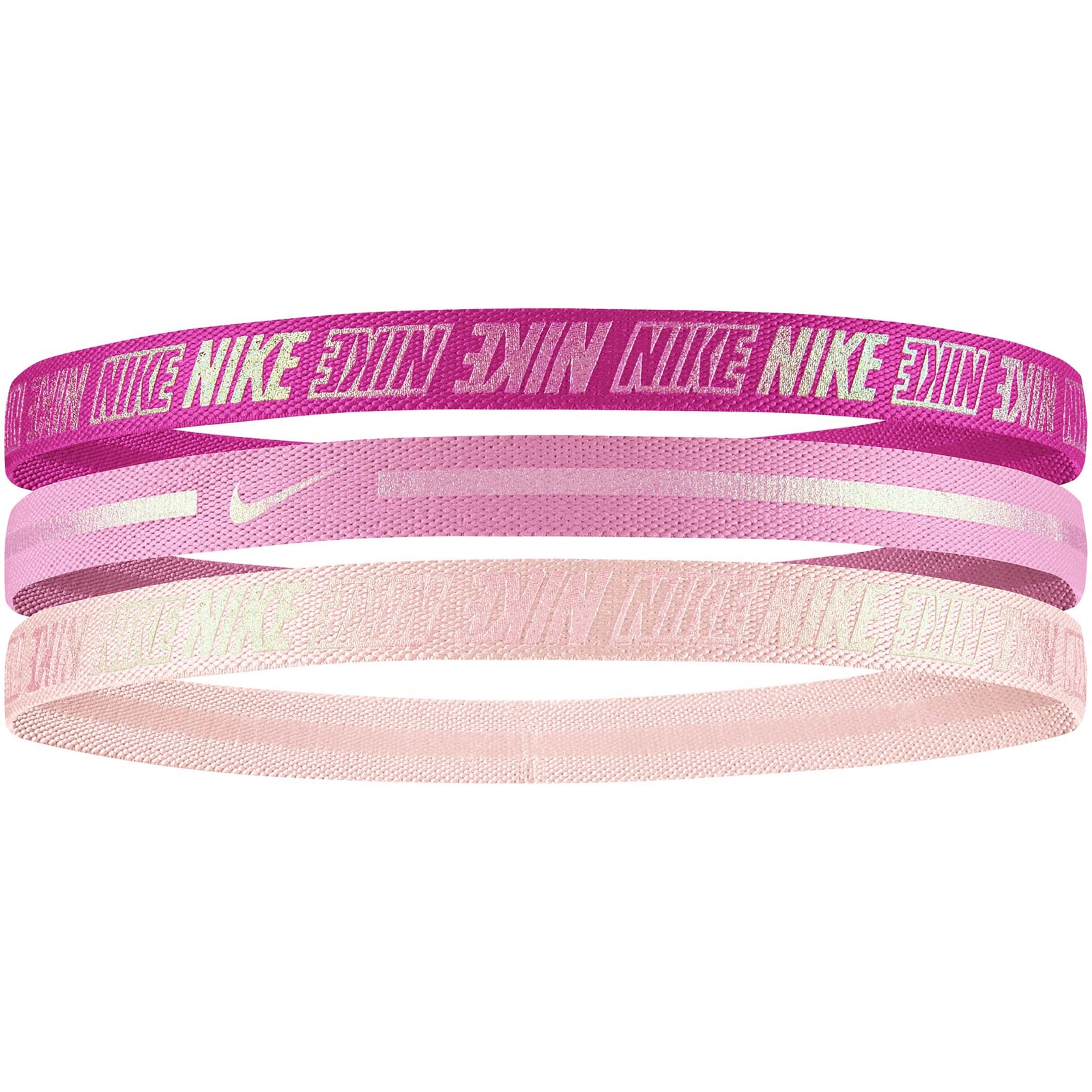 Nike Nike metallic 3pk 2.0 bandeaux pour cheveux