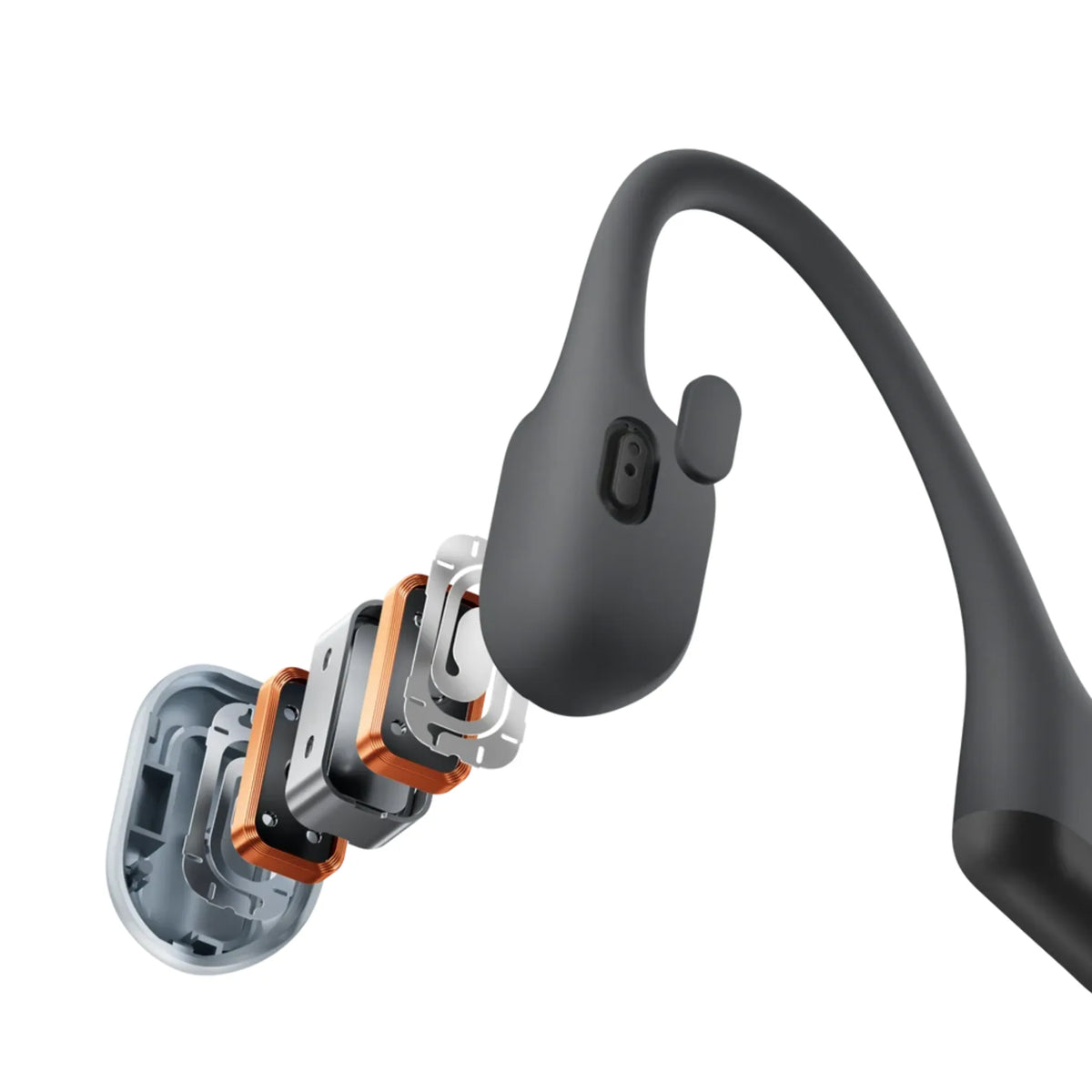 Shokz OpenRun Air 2 écouteurs sans-fil à conduction osseuse - Noir