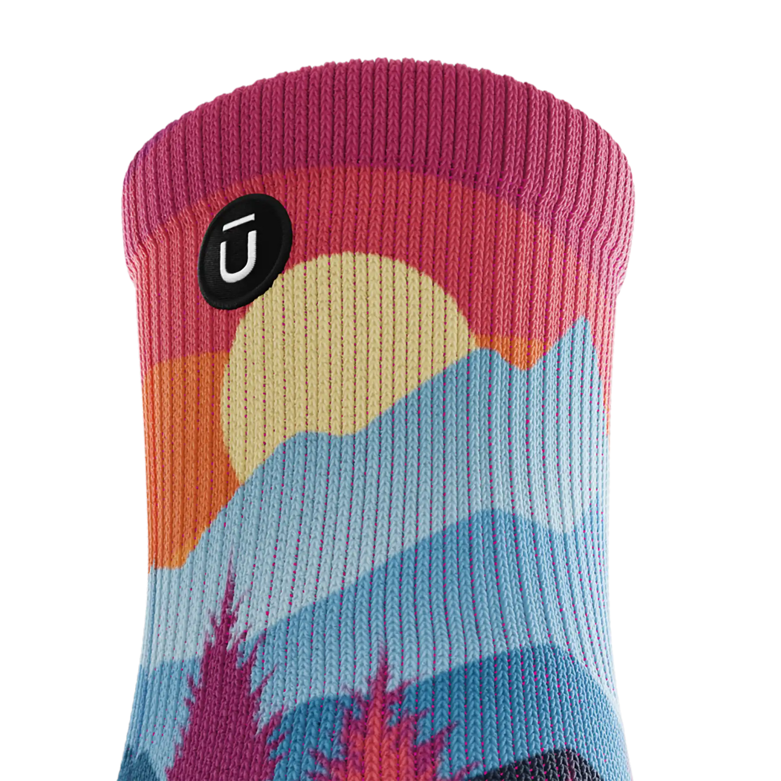 Outway Emberwood Quarter unisex running socks - Black / Blue