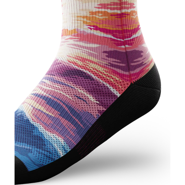 Outway Sunkissed Waves Crew Chaussette de course à pied unisexe