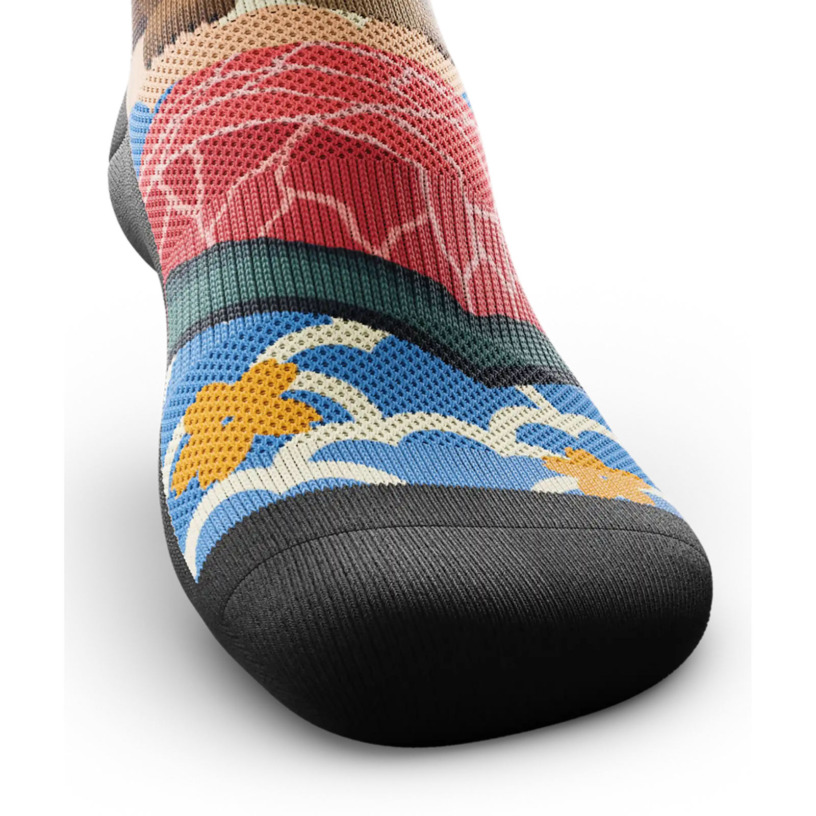 Outway Wagyu Waddle Crew unisex running socks - Brown / Orange