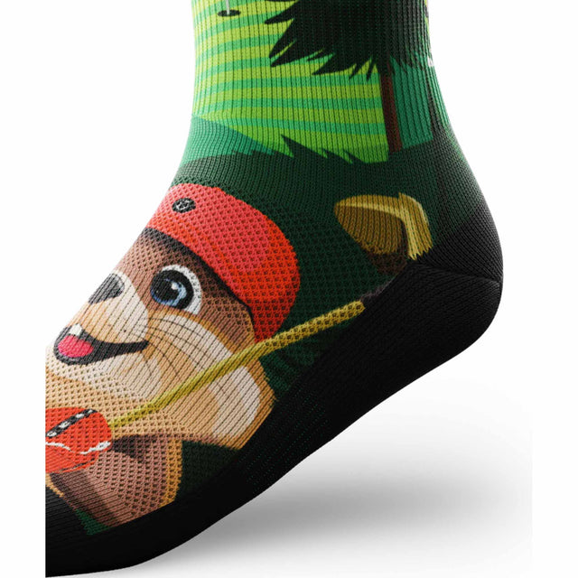 Outway Outway Beaver Wood Crew Chaussette de course à pied unisexe