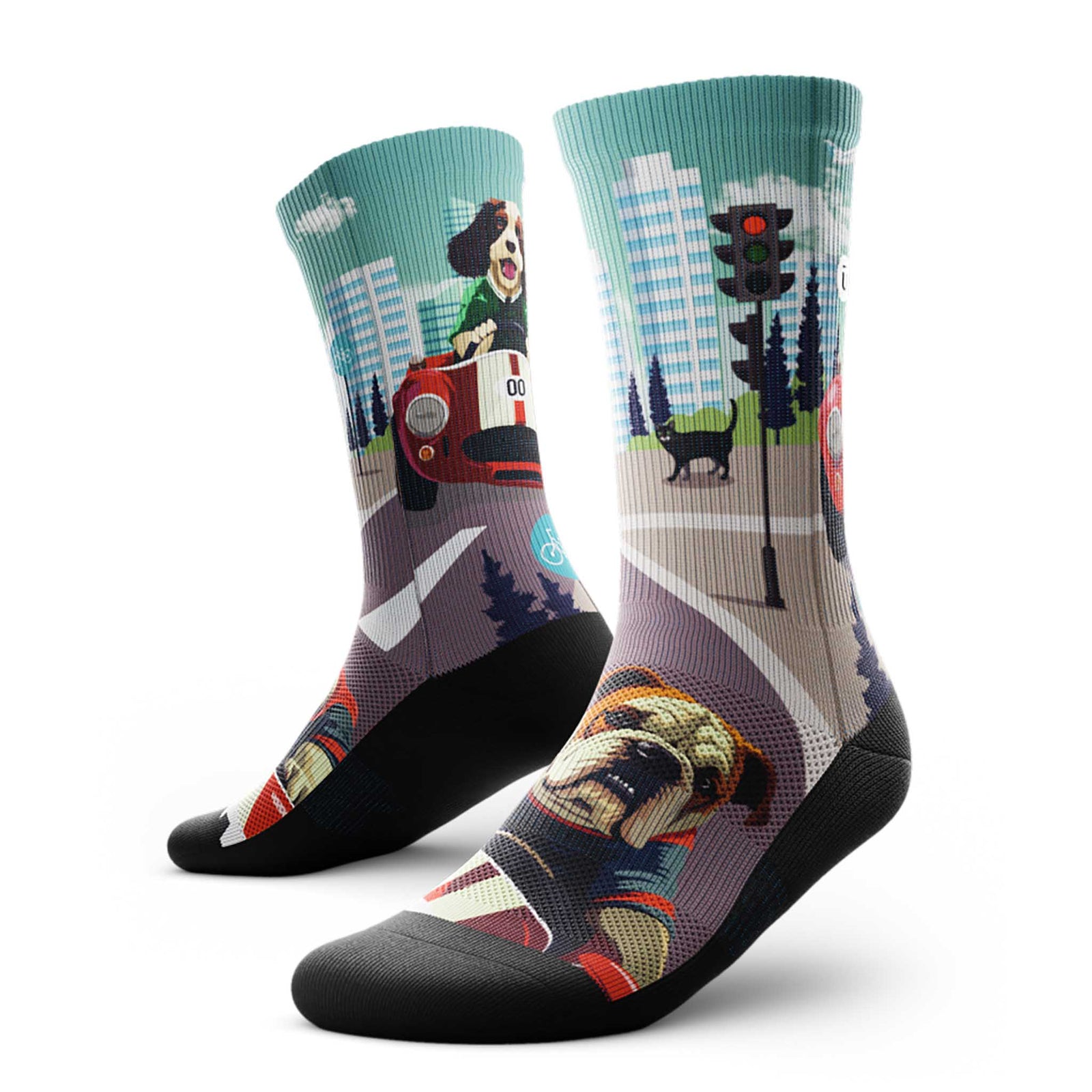 Outway Outway Fur-Mula Woof Crew unisex running socks