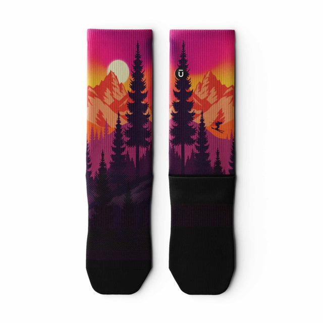 Outway Outway Ski's The Limit Crew Chaussette de course à pied unisexe