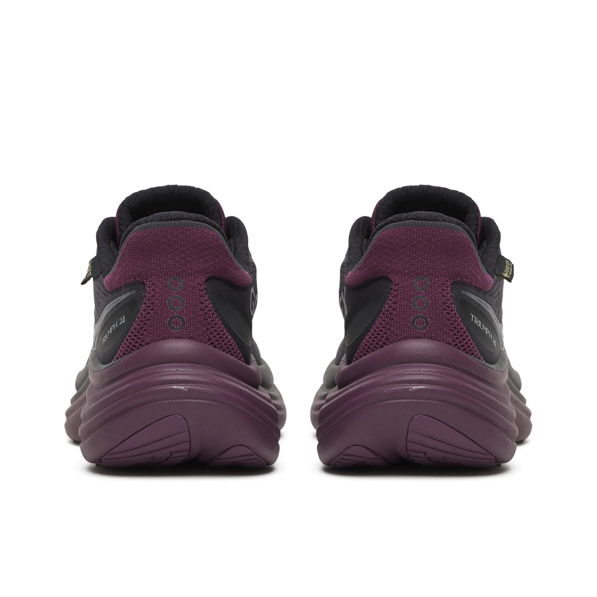 Saucony Triumph 24 GTX chaussures de course à pied femme - Ebony / Eggplant