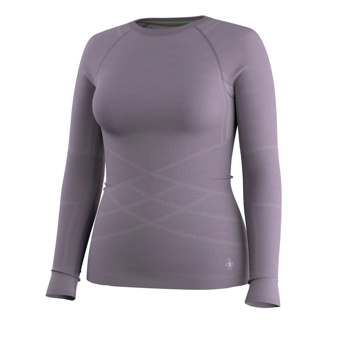 Smartwool Intraknit All-Season Merino haut de base pour femme – Tempête violette (vue détaillée 6)