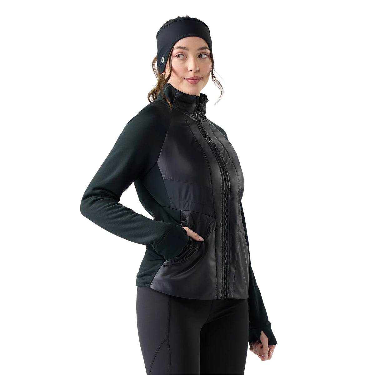 Smartwool Smartloft Hybrid manteau isolé pour femme – Noir (vue principale)