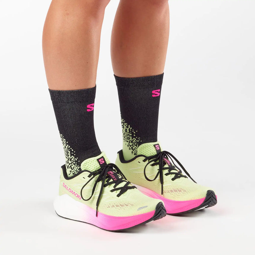 Salomon Aero Blaze 3 chaussures de course à pied femme - Butterfly / White / Knockout Pink