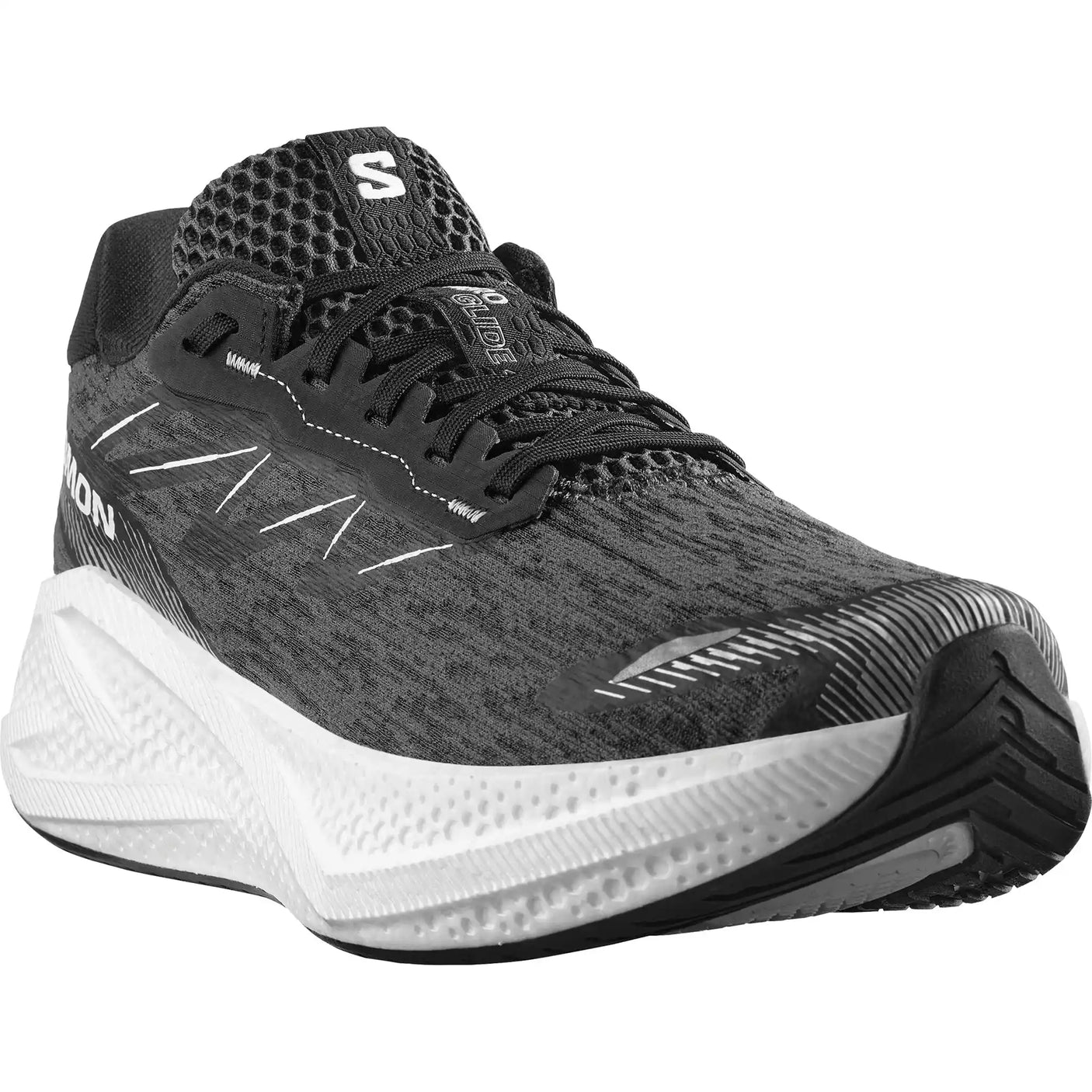 Salomon Aero Glide 4 chaussures de course à pied homme - Black / White / FTW Silver