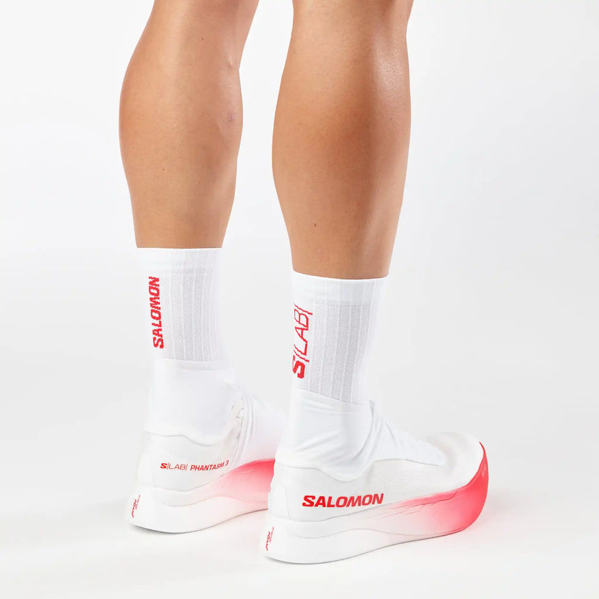 Salomon S/Lab Phantasm 3 chaussures de course à pied unisexes - White / White / Fiery Red
