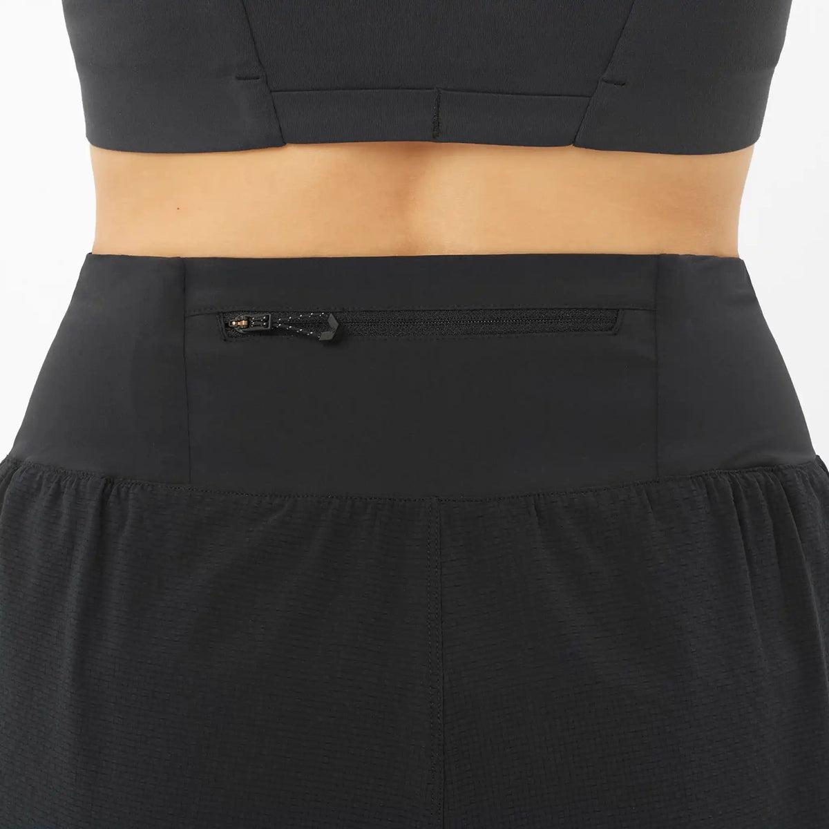 Salomon Sense Aero Stow short sport 4 pouces pour femme - Deep Black
