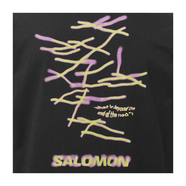 Salomon Wild Rays Graphic T-shirt à manches courtes pour homme - Deep Black