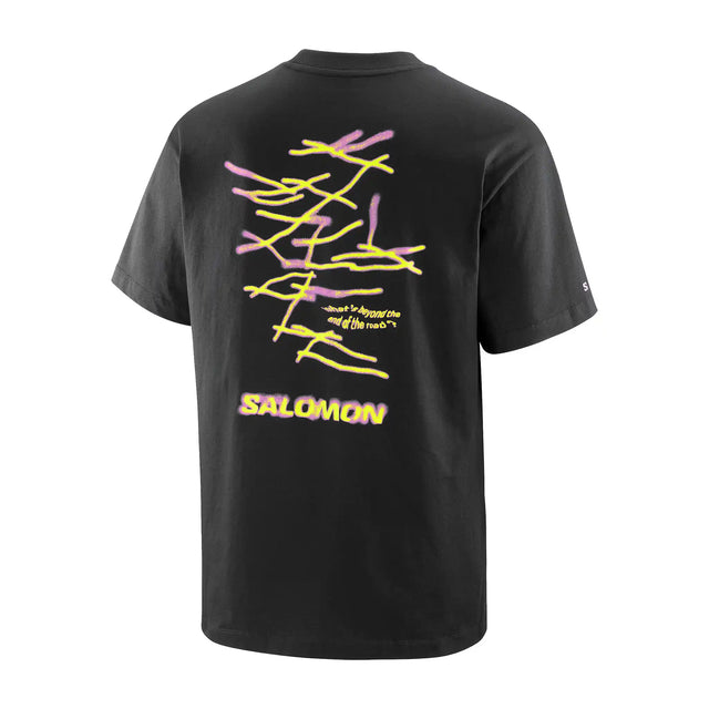 Salomon Wild Rays Graphic T-shirt à manches courtes pour homme - Deep Black