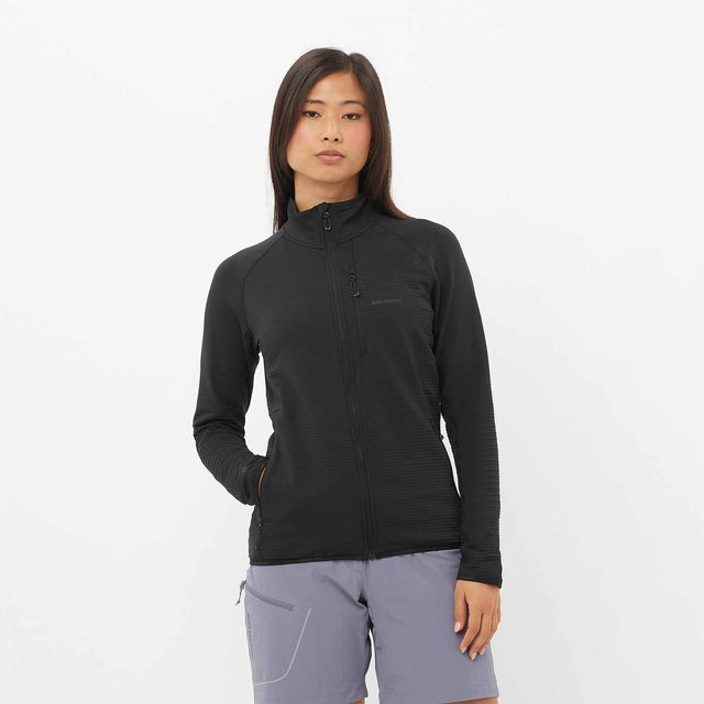Salomon Salomon Essential Light Warm Full Zip Midlayer chandail pour femme