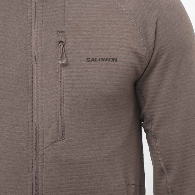 Salomon Salomon Essential Lightwarm Full Zip Midlayer chandail de course pour homme