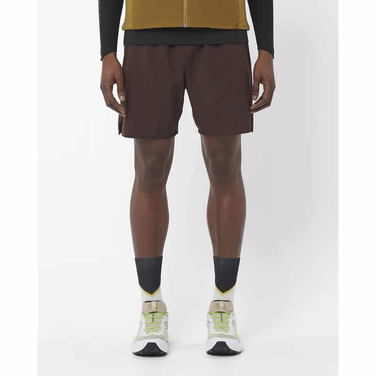 Salomon Salomon SHAKEout Core 2-en-1 7 po short de course à pied pour homme