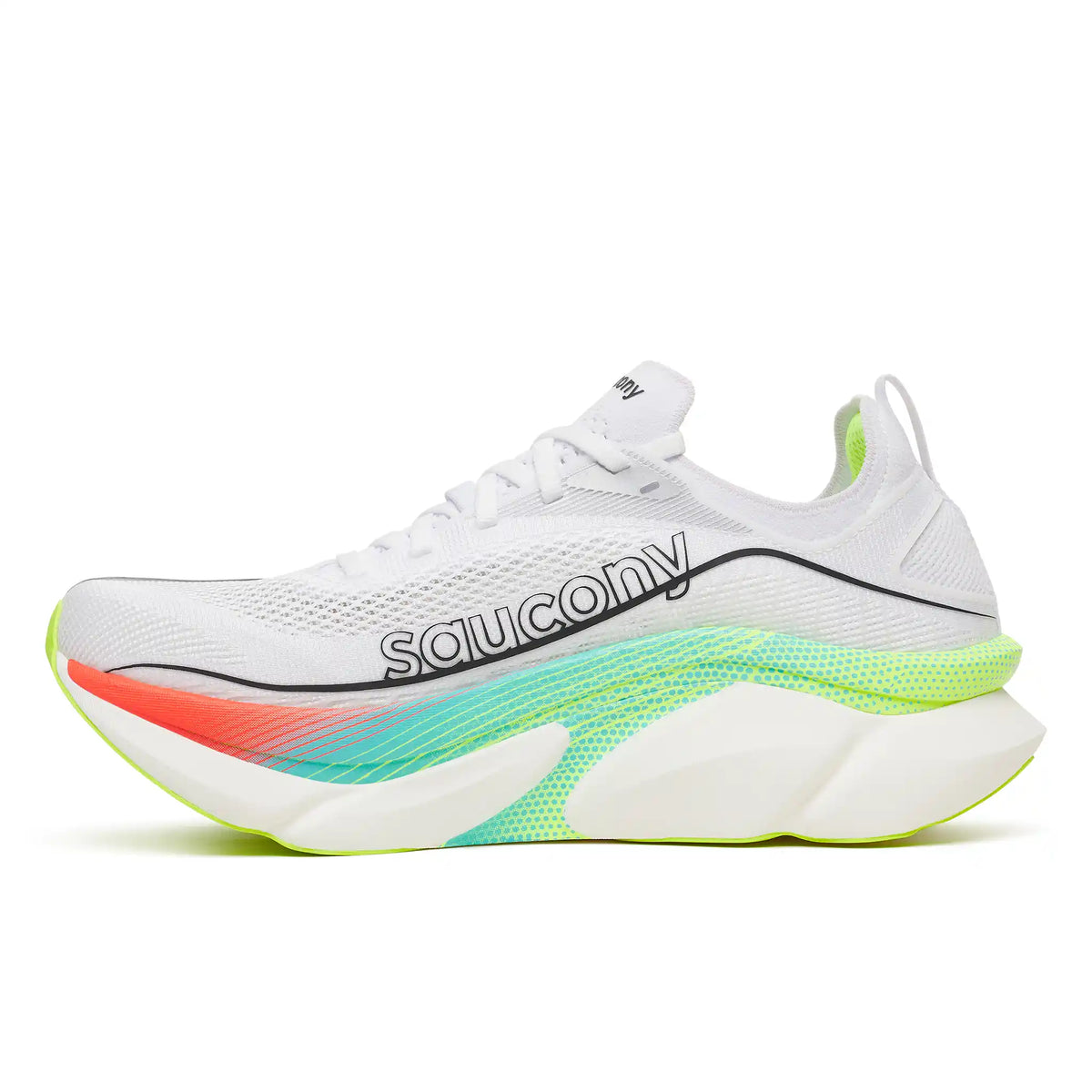 Saucony Endorphin Elite 3 unisex carbon running shoe - White / Multi
