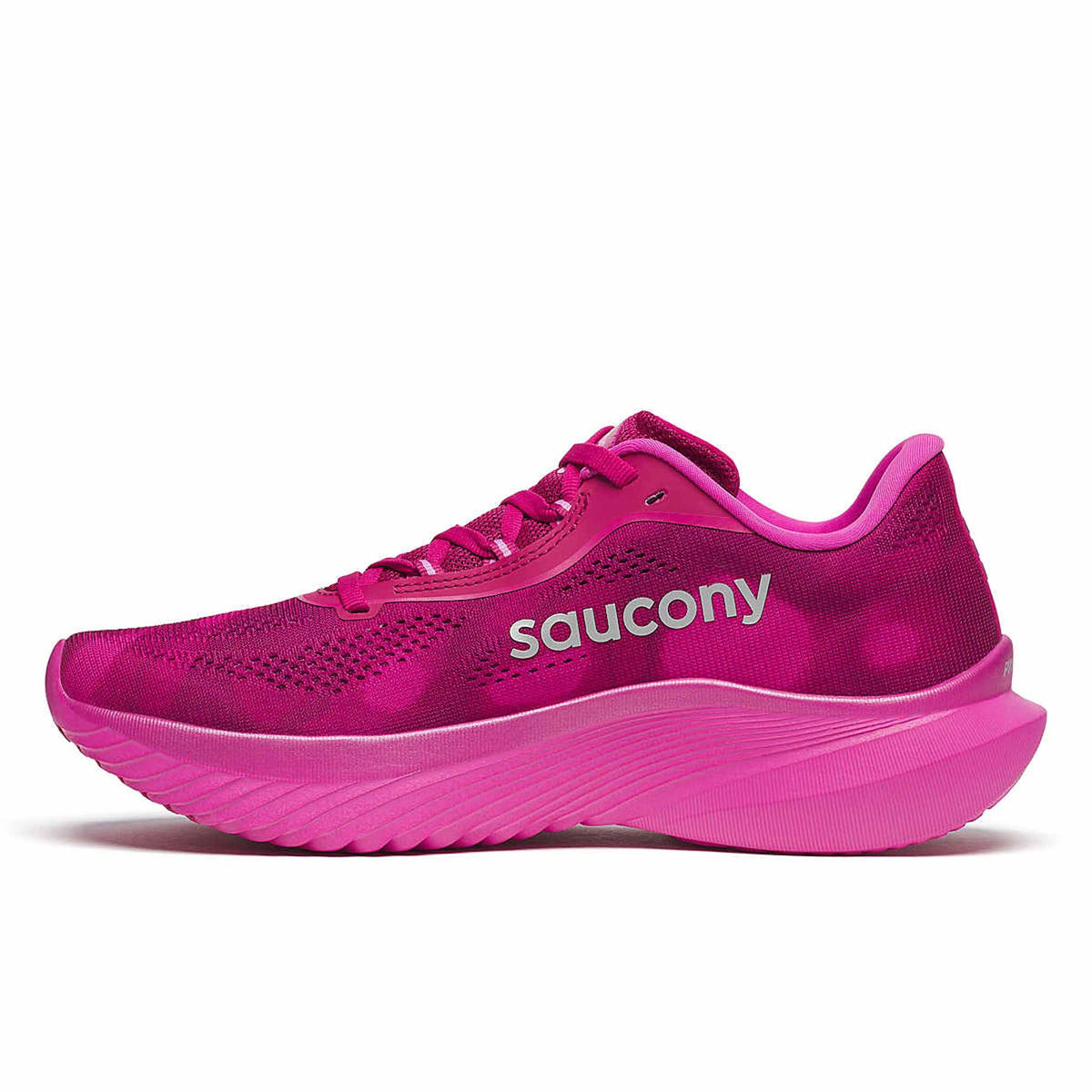 Saucony Kinvara 15 Women's Running Shoes - Magenta / White