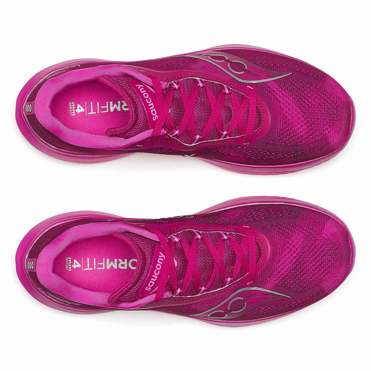 Saucony Kinvara 15 Women's Running Shoes - Magenta / White