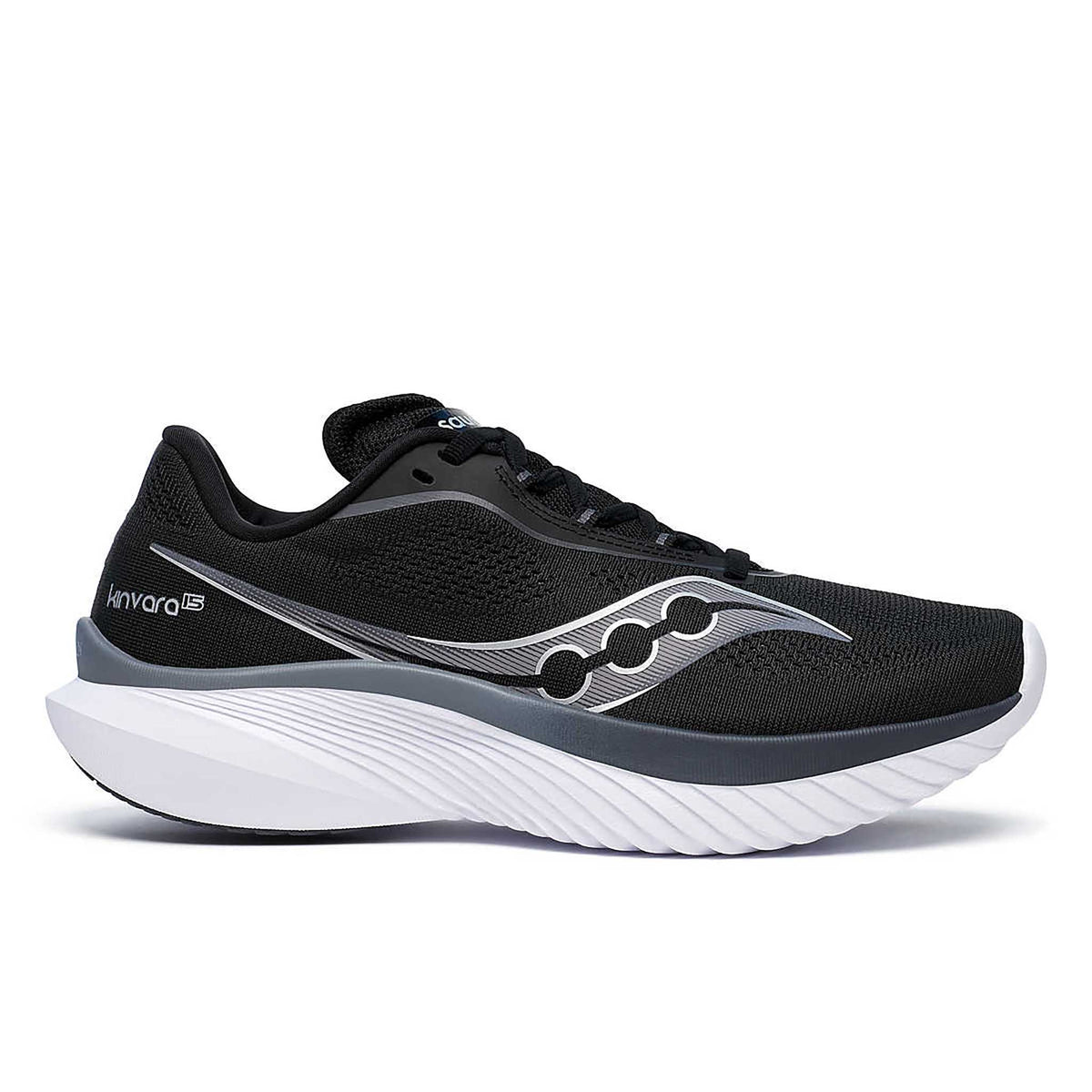 Saucony Kinvara 15 Women's Running Shoes - Black / White