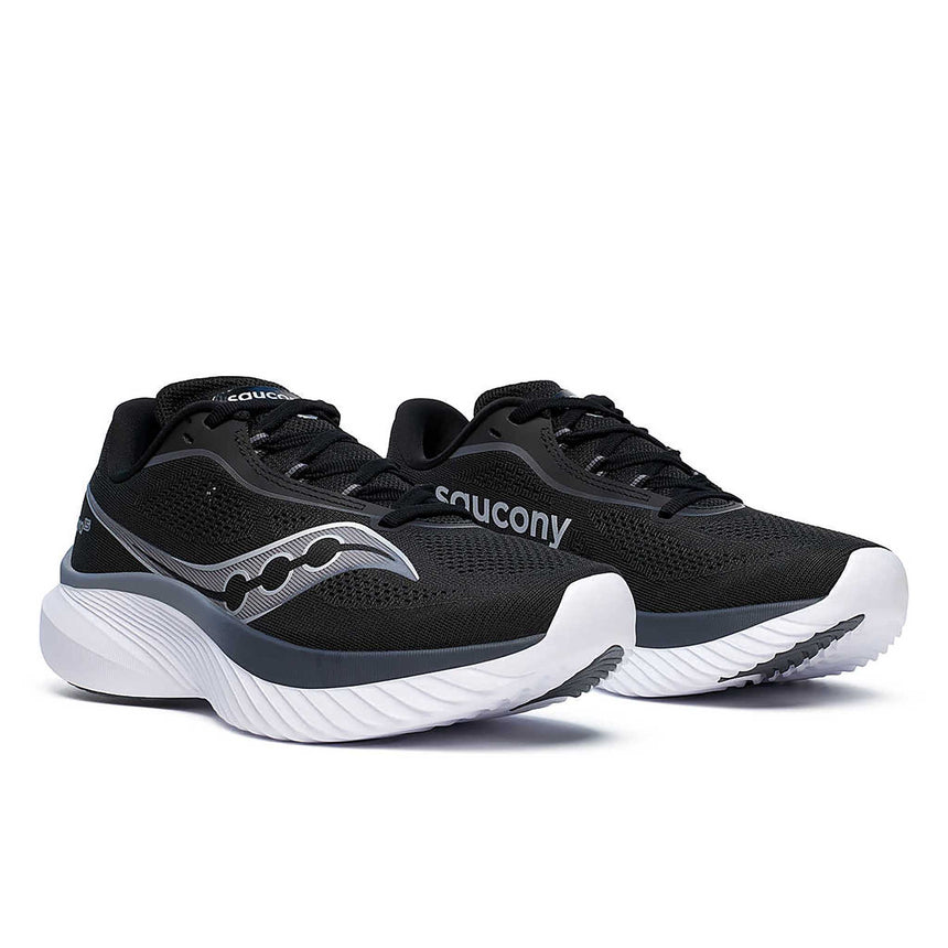 Saucony Kinvara 15 Women's Running Shoes - Black / White