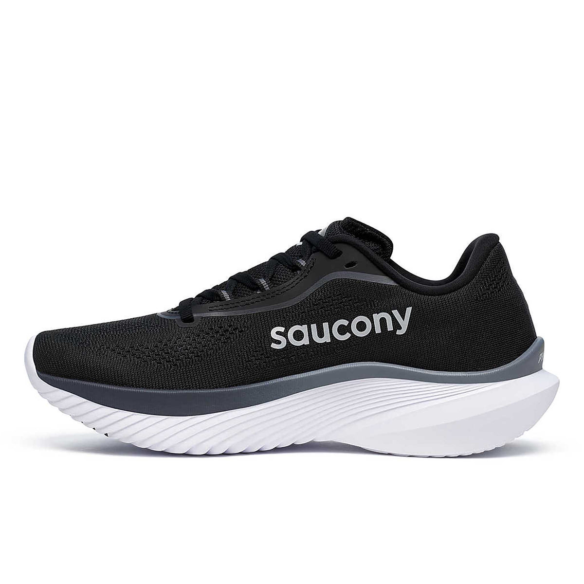 Saucony Kinvara 15 Women's Running Shoes - Black / White
