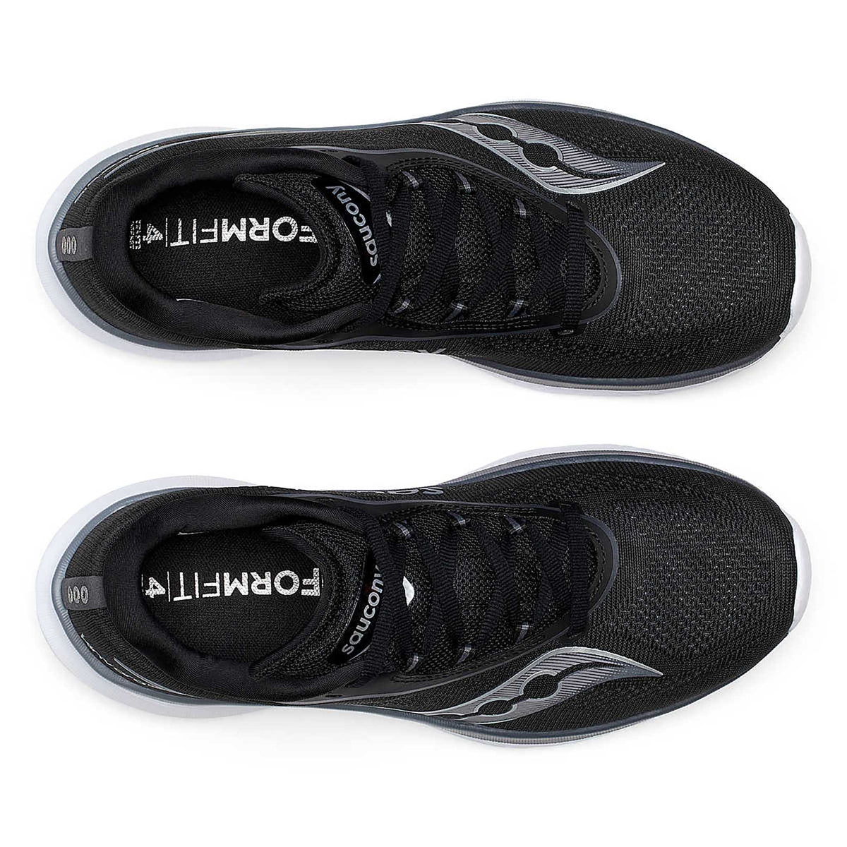 Saucony Kinvara 15 Women's Running Shoes - Black / White