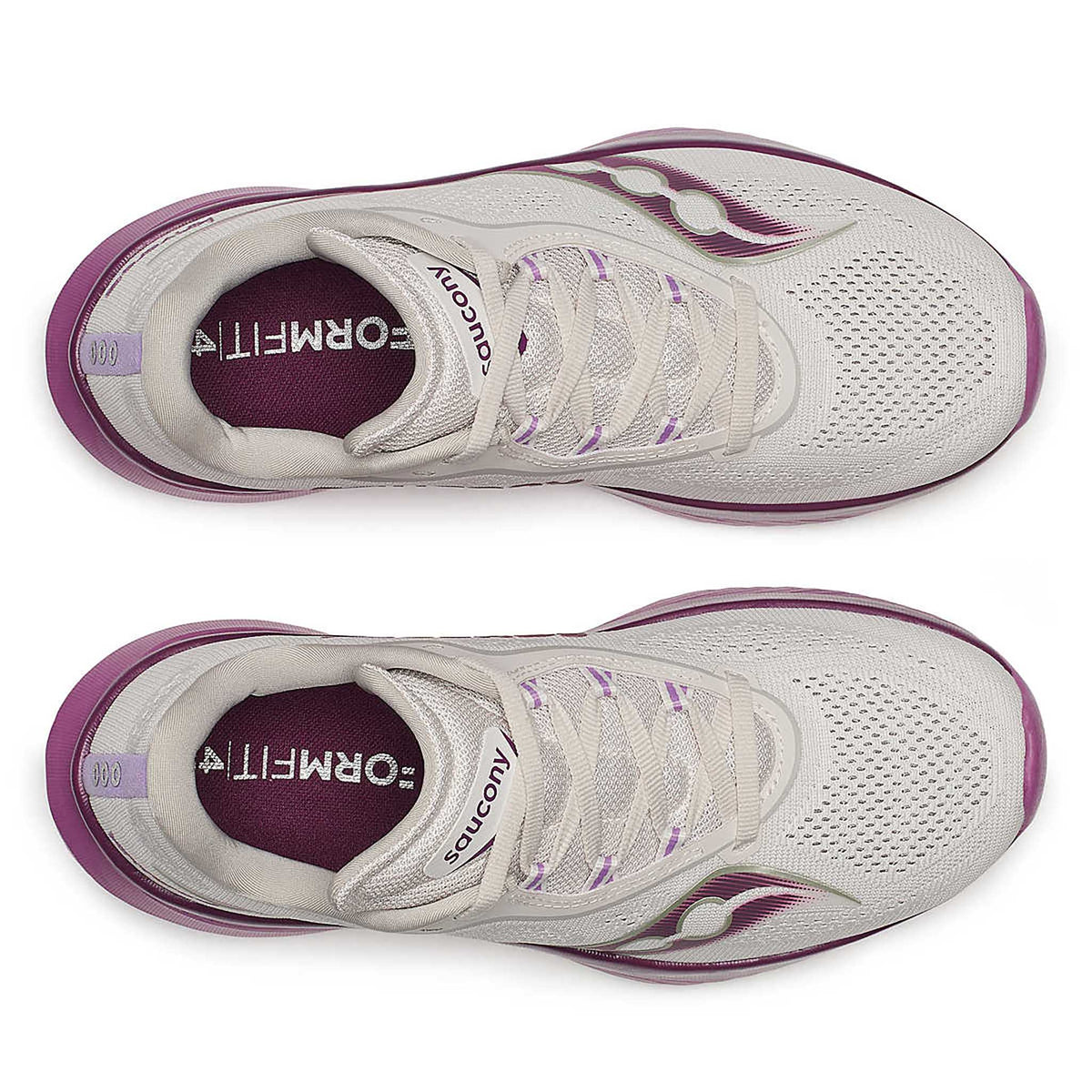 Saucony Kinvara 15 Women's Running Shoes - Moon / Viola
