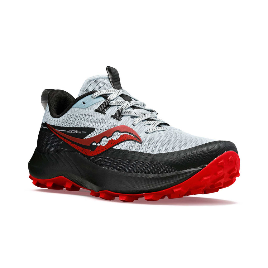 Saucony Peregrine 13 Men's Trail Running Shoes - Vapor / Poppy