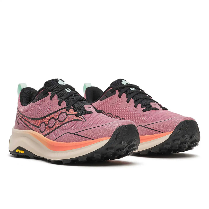Saucony Peregrine 16 souliers de course sur sentier femme - Mauve / Salmon
