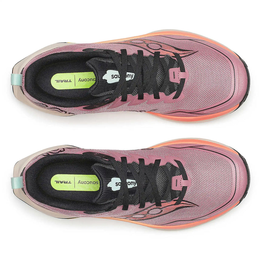 Saucony Peregrine 16 souliers de course sur sentier femme - Mauve / Salmon