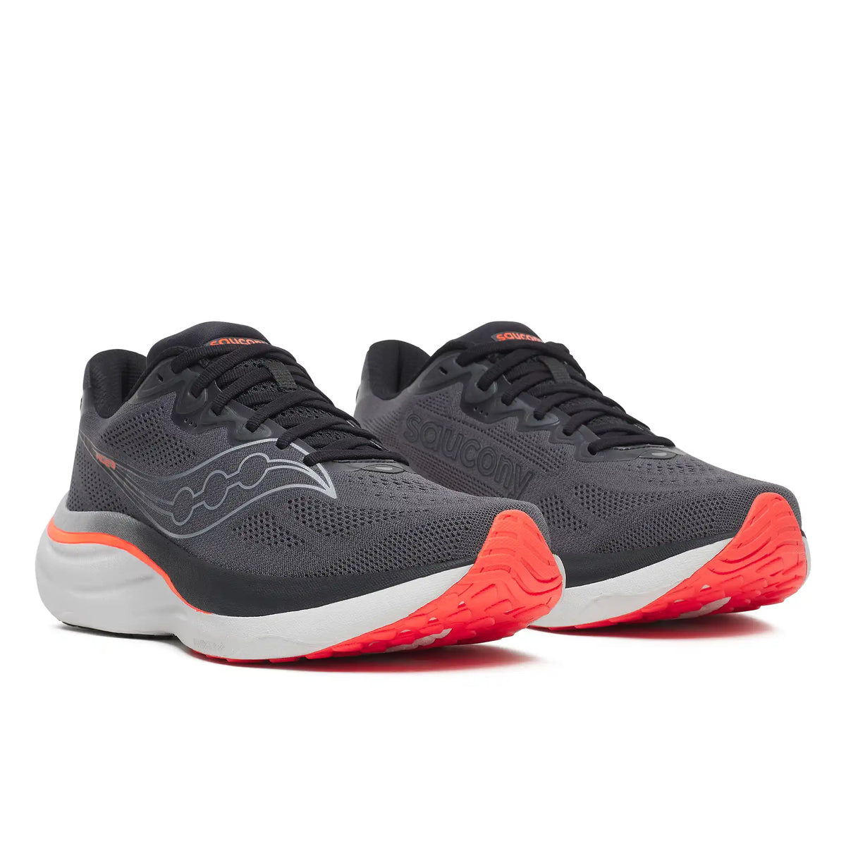 Saucony Ride 19 souliers de course à pied homme - Carbon / Black