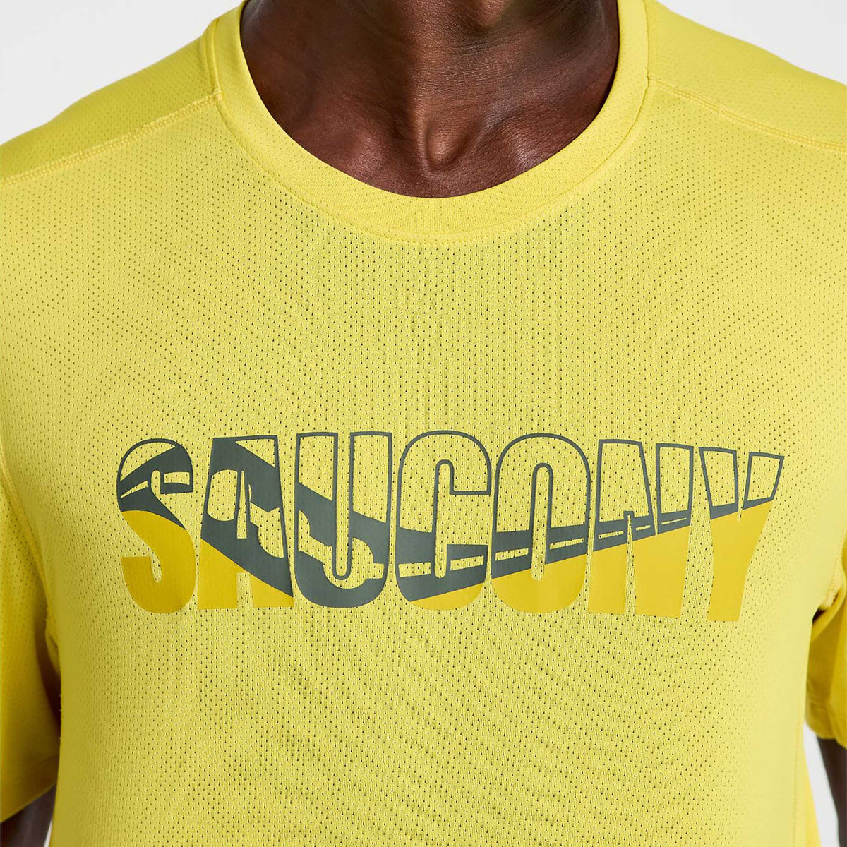Saucony Saucony Stopwatch Graphic Short Sleeve t-shirt de course à pied homme