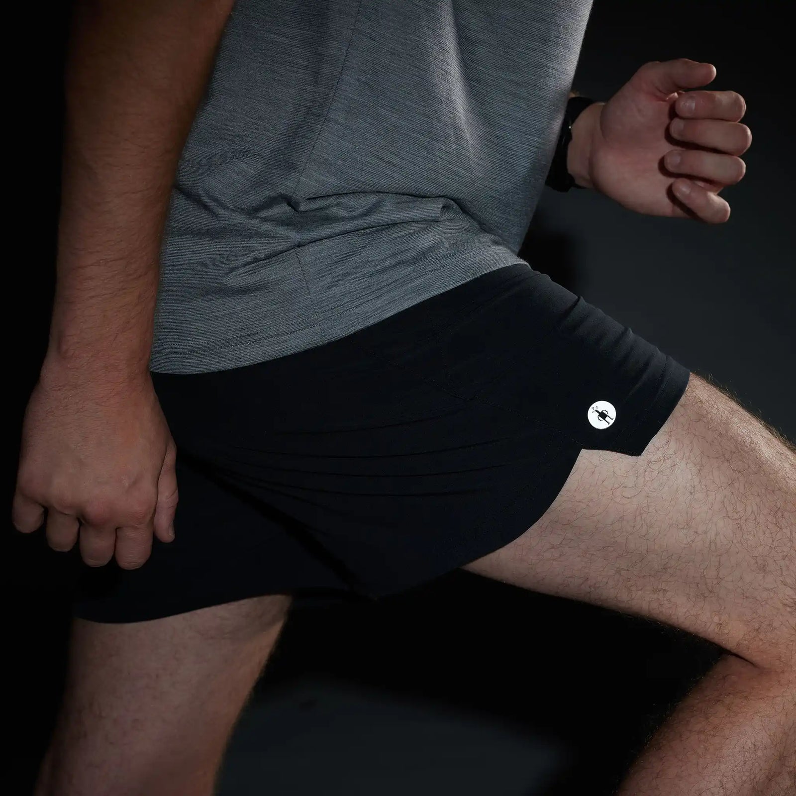 Smartwool short Active doublé 13 cm - Noir